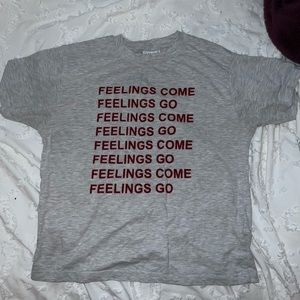 TOPSHOP LIGHT GRAY COTTON SHIRT GRAPHIC SHIRT